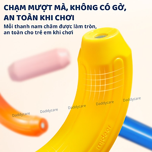 Đồ chơi lắp ráp nam châm Mideer Mideer Growth PLUS Magnetic Building Sticks