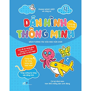 Bộ Dán hình thông minh cho bé 1-5 tuổi (Trọn bộ 04 cuốn) - Bản Quyền