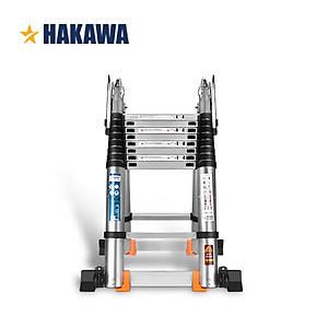 Thang nhôm rút đôi chữ a Nhật Bản HAKAWA HK256 (5,6M) - Phân phối chính hãng - Nhỏ gọn tiện lợi 