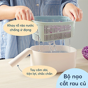 Bộ nạo cắt rau củ đa năng Yoko - Inochi