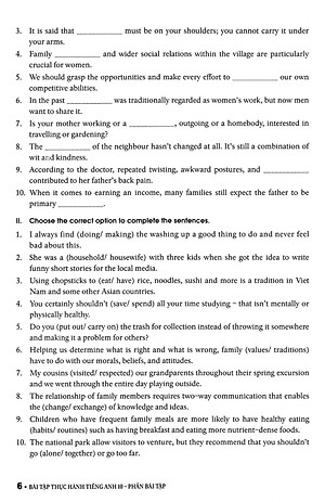 Bài Tập Thực Hành Tiếng Anh 10 - Có Đáp Án (Dùng Kèm SGK Tiếng Anh 10 Global Success)