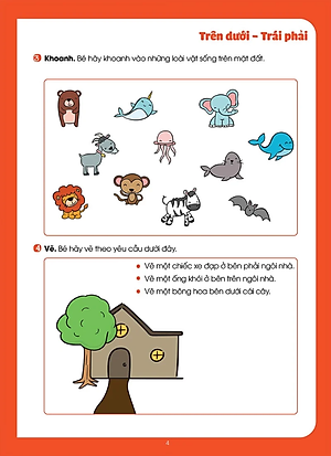 Học Toán Cùng Jenny - Sách Dành Cho Học Sinh Chuẩn Bị Vào Lớp 1 - Bộ Cơ Bản - Tập 4