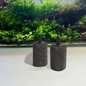 1 Mét dây sủi và 1 đá sủi oxy, quả sủi oxy dùng cho Máy sủi oxy, Máy sục khí - Tăng lượng khí oxy bể cá - Giúp cá lớn nhanh, phát triển mạnh ( Trắng - Đen)