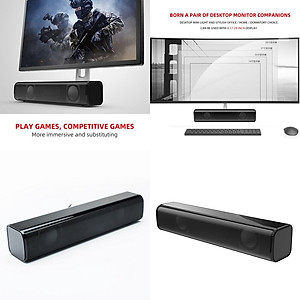Loa vi tính soundbar Q2 cho máy tính laptop Hàng nhập khẩu