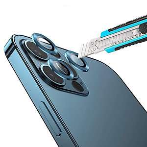 BỘ DÁN Dành Cho IPHONE 13 PRO/ 13 Pro MAX 3 MẮT BẢO VỆ  CAMERA hiệu KUZOOM - Hàng nhập khẩu