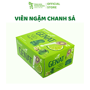 Kẹo ngậm Genat Chanh Sả (Hộp 100 viên) - Giao 2H HCM