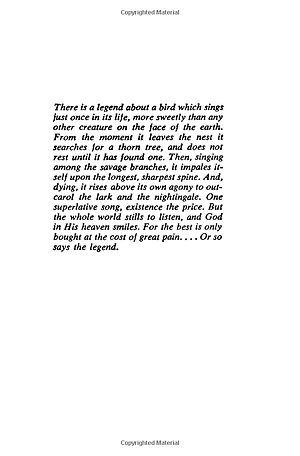 Sách The Thorn Birds