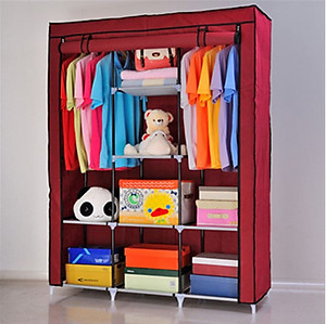 Tủ Vải Quần Áo 3 Buồng 8 Ngăn To, Bền - Hàng Chính Hãng