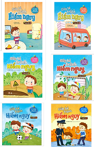 Combo  Giúp Bé Tránh Hiểm Nguy - 6 Cuốn - Tứ Diệp Thảo - Vanlangbooks