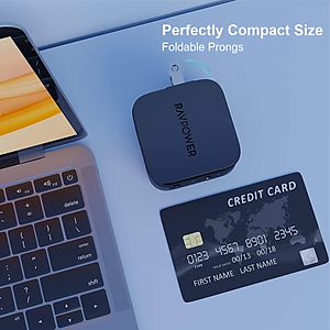 Adapter Củ Sạc 40W 2 Cổng Type C PD 3.0 & QC 3.0 Nhỏ Gọn RAVPower RP-PC152 - Hàng Chính Hãng