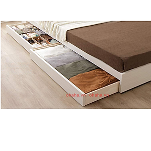 [Miễn phí vận chuyển & lắp đặt tại TP.HCM] GIƯỜNG NGỦ GỖ LUXURY CAO CẤP OHAHA - GC013 - WHITE