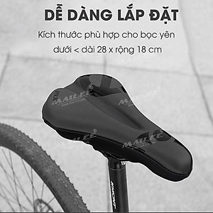 Vỏ Bọc lót yên xe đạp thể thao thoáng khí ESL-01 với bọt biển mềm dày, 1 cỡ size 28x18 cm cho xe đạp địa hình/ xe đạp đua đường trường