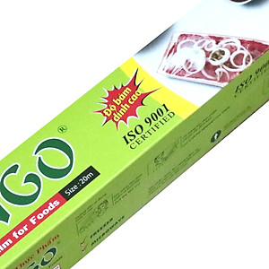 Màng bọc thực phẩm Ringo PVC, dùng được trong tủ lạnh, lò vi sóng, có lưỡi cắt tiện lợi, nhiều kích cỡ