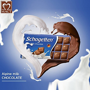 Sôcôla Thanh 13 Vị Schogetten - Sữa - 100g