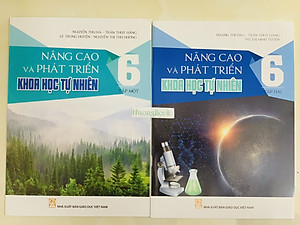 Sách - Combo Nâng cao và phát triển Khoa học tự nhiên 6 tập 1 + 2 - ĐN