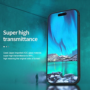 Miếng dán kính cường lực cho iPhone 14 Pro (6.1 inch) Nillkin Amazing H+ Pro (mỏng 0.2 mm, vát cạnh 2.5D, chống trầy, chống va đập) - hàng nhập khẩu