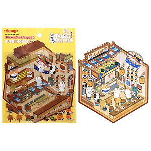 Sticker MiniScape 3D - Teenage MS-05