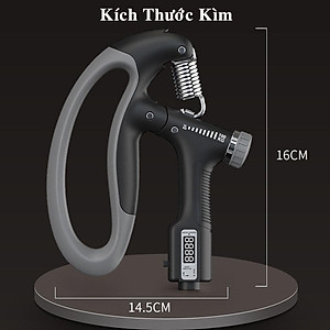 Kìm Bóp Tay Pro Đếm Số Điện Tử Dụng Cụ Kháng Lực Tập Cơ Bắp Cổ Tay Tại Nhà Điều Chỉnh Lực 10-100kg Chính Hãng