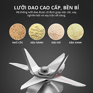 Máy Xay Nấu Chân Không Đa Năng Mishio MK307 - Hàng Chính Hãng