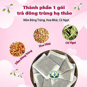 Trà Đông Trùng Hạ Thảo hộp 30 Túi Lọc x 3Gram của Siêu Thị Thiên Nhiên