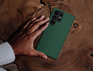 Ốp lưng sần chống sốc cho Samsung Galaxy S24 Ultra mặt lưng nhám hiệu Nillkin Super Frosted Shield Pro cho mặt lưng nhám chống trơn trượt tay, khả năng chống sốc cực tốt, chất liệu cao cấp - Hàng nhập khẩu