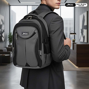 Balo Đựng Laptop Nam Cao Cấp Xbags Naituo Chống Sốc Tốt, Đa Năng, Đựng Laptop 15.6 Inch, Sang Trọng Cá Tính Xb2004!