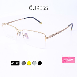 Gọng kính titanium thời trang nam siêu nhẹ siêu bền OURESS sw10002