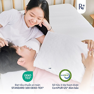 Vỏ Gối Nằm Vải Lạnh IceFiber™ Ru9 | Mát Lạnh và Thoải Mái | Kích Thước 50 x 70 cm