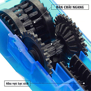 Dụng cụ chà vệ sinh rửa xích và líp, bánh răng và chữa tụt xích đa năng cho xe đạp Mai Lee - Hàng chính hãng