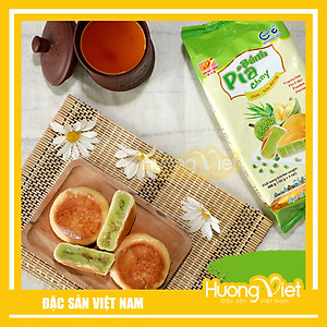 Đặc Sản Sóc Trăng - Bánh Pía Chay Dứa Sầu Riêng Tân Huê Viên 400G, Bánh Pía Không Trứng Tân Huê Viên Sóc Trăng