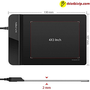 Bảng Vẽ Điện Tử XP-Pen Star G430S Siêu Mỏng Lực Nhấn 8192 Chơi OSU, Ký Tên Điện Tử - Hàng Chính Hãng