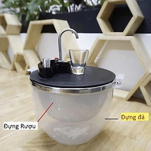 Bình Rót Rư.ợu Cảm Ứng Tự Động Thông Minh Máy Rót Rư.ợu Cảm Ứng Thông Minh 1.5L Có Ngăn Làm Mát - Hàng chính hãng