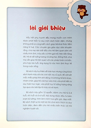 Sách Thiên Tài Toán Học ( 4-5 Tuổi) - Nâng Cao Năng Lực Toán Học