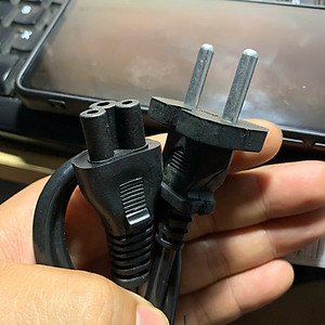 Dây nguồn adapter laptop cắm vào sạc latop chiều dài 1.5m - Hàng nhập khẩu