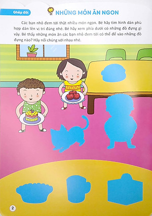 Sách Bóc Dán Hình Thông Minh Phát Triển Khả Năng Tư Duy Toán Học - 168 Sticker (Quyển 6)