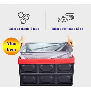 Thùng Đựng Đồ Gấp Gọn Trên Ô Tô Đựng Quần Áo Giày Dép Thực Phẩm Dung Tích 30l Và 55l - Phụ Kiện Xe Hơi Ruffo Cao Cấp