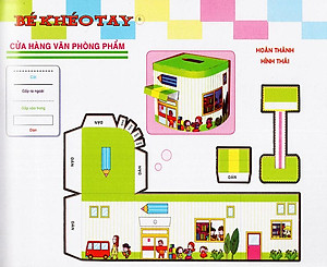 Cắt Và Dán  Hình 3D - Bé Khéo Tay - Khu Hứng Thú