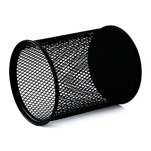 WZ5922	Cắm bút sắt tròn Đen Guangbo