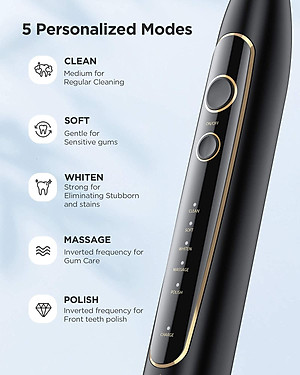 Bàn chải đánh răng điện Fairywill FW2056, phiên bản cao cấp nhất của Fairywill với dock khử khuẩn bằng tia UV