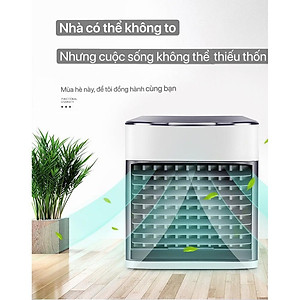 Quạt Điều Hòa Mini - Máy Điều Hòa Phun Sương Tạo Độ Ẩm - Siêu Mát