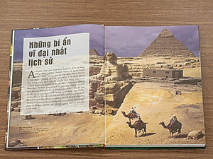 Combo 2 Cuốn Sách Bách Khoa Toàn Thư - Kỳ Quan Thế Giới, Bí Ẩn Của Lịch Sử- Tổng Hợp Kiến Thức Về Lịch Sử, Địa Lý, Du Lịch Khám Phá Thế Giới - Á Châu Books Bìa Cứng, In Màu