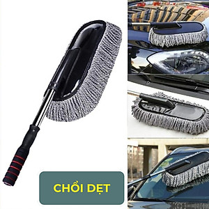 Chổi Rửa Xe Ô Tô Chổi Lau Xe Đa Năng Chính Hãng dododios Cán Có Thể Kéo Dài Sợi Microfiber Quang Dầu