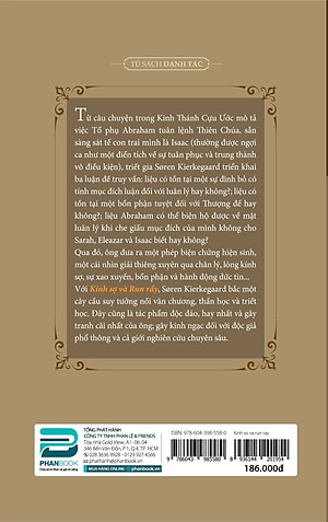 Kính Sợ Và Run Rẩy - Soren Kierkegaard - Nguyễn Nguyên Phước dịch - (In lần thứ 5) - (bìa mềm)