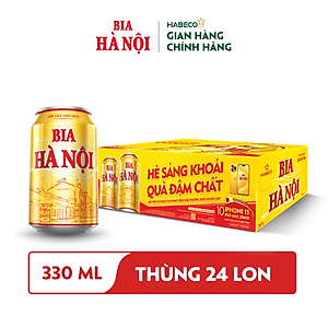 Bia Hà Nội phiên bản Tết 2026 - Thùng 24 lon 330ml