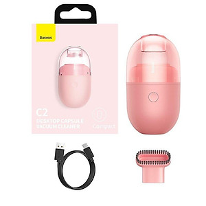 Máy hút bụi Baseus C2 dạng viên nang để bàn -Hàng Chính Hãng 