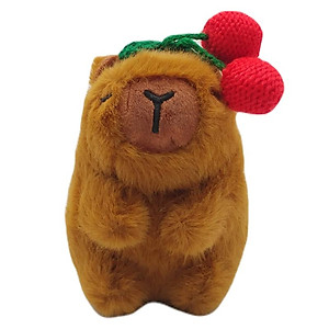 Móc Khóa Thú Bông Capybara 11 cm - WanLongDa 11116 - Đội Trái Cherry