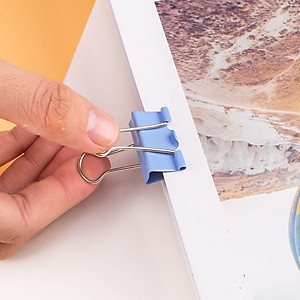 Kẹp Bướm 19Mm Deli - 40 Chiếc/Hộp - E8555A