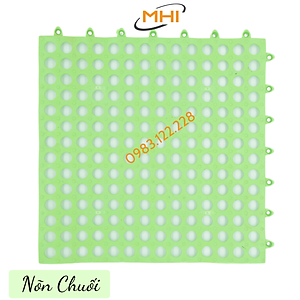 Thảm nhựa lót sàn nhà vệ sinh MHI. Vỉ nhựa lót sàn chống trơn Trải Sàn Nhà Tắm/Vệ Sinh/Nhà Bếp.