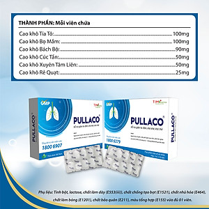 TPBVSK PULLACO – Hỗ trợ giảm ho đờm, khò khè, khó thở