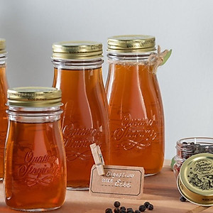 Chai thủy tinh nắp vặn Bormioli Rocco Quattro 400ml – Đựng nước ép, sinh tố, detox – Nhập khẩu Ý